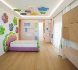 coloured bedroom